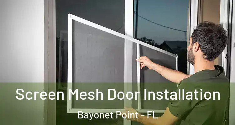 Screen Mesh Door Installation Bayonet Point - FL